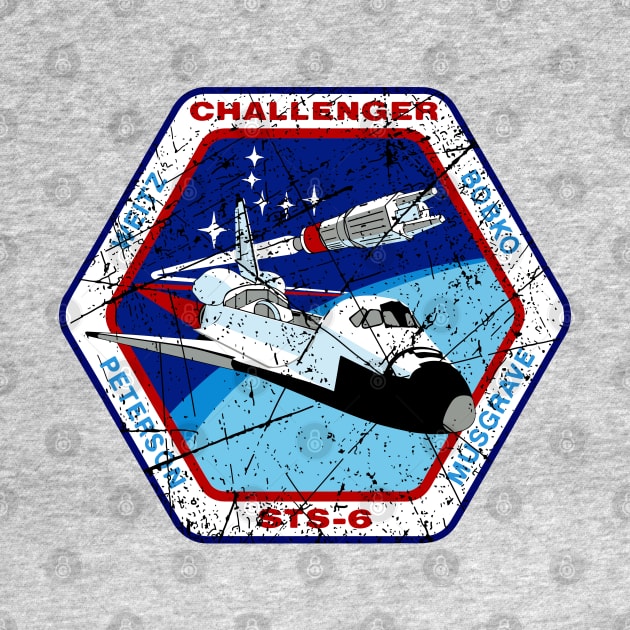 STS-6 Challenger Vintage by Mandra